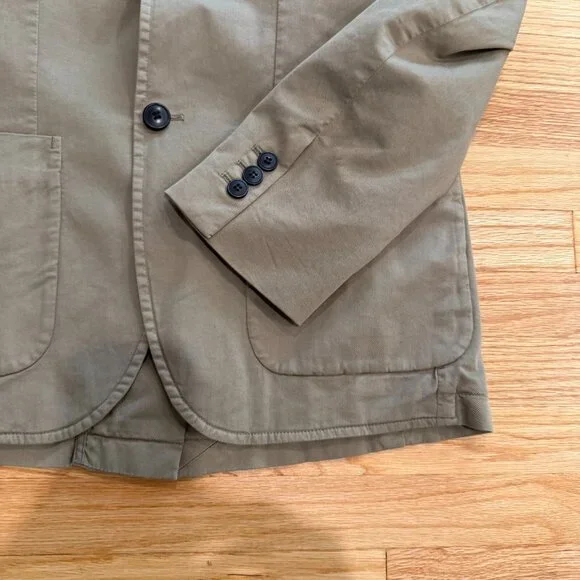 Sunspel Cotton Blend Unstructured Blazer